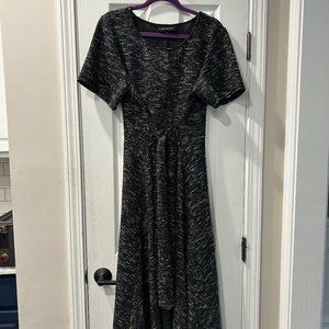 Lane Bryant black sweater short-sleeved dress (size 18/20)